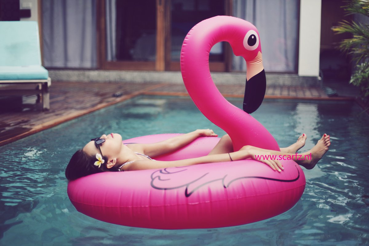 Inflatable Lovely Flamingo|Opblaasfiguur|Waterspeelgoed|Roze Flamingo|Opblaasbare zwemband